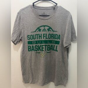 Adidas Gray South Florida Bulls Tee
